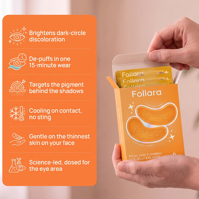 FoGlo - Kojic Acid Turmeric Vita Jelly Eye Mask